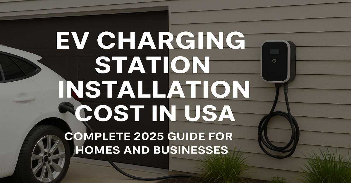 EV Charging Station Installation Cost USA for 2025.