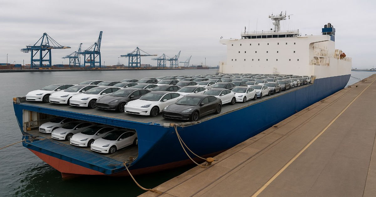 UK EV export and import statistics