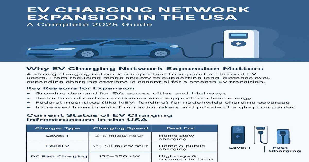 EV Charging Network Expansion in the USA.