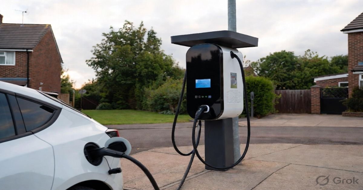 EV charging station setup cost UK