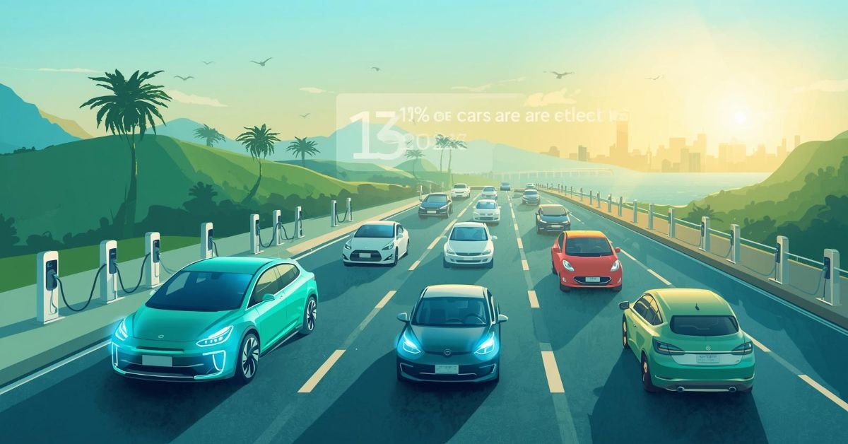 Discover what percentage of cars in California