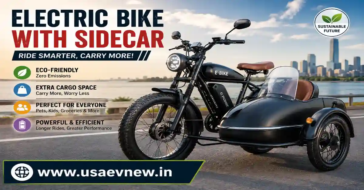 Electric Bike with Sidecar